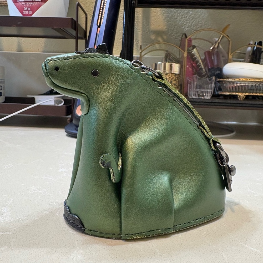 Coach Rexy Coin Keychain